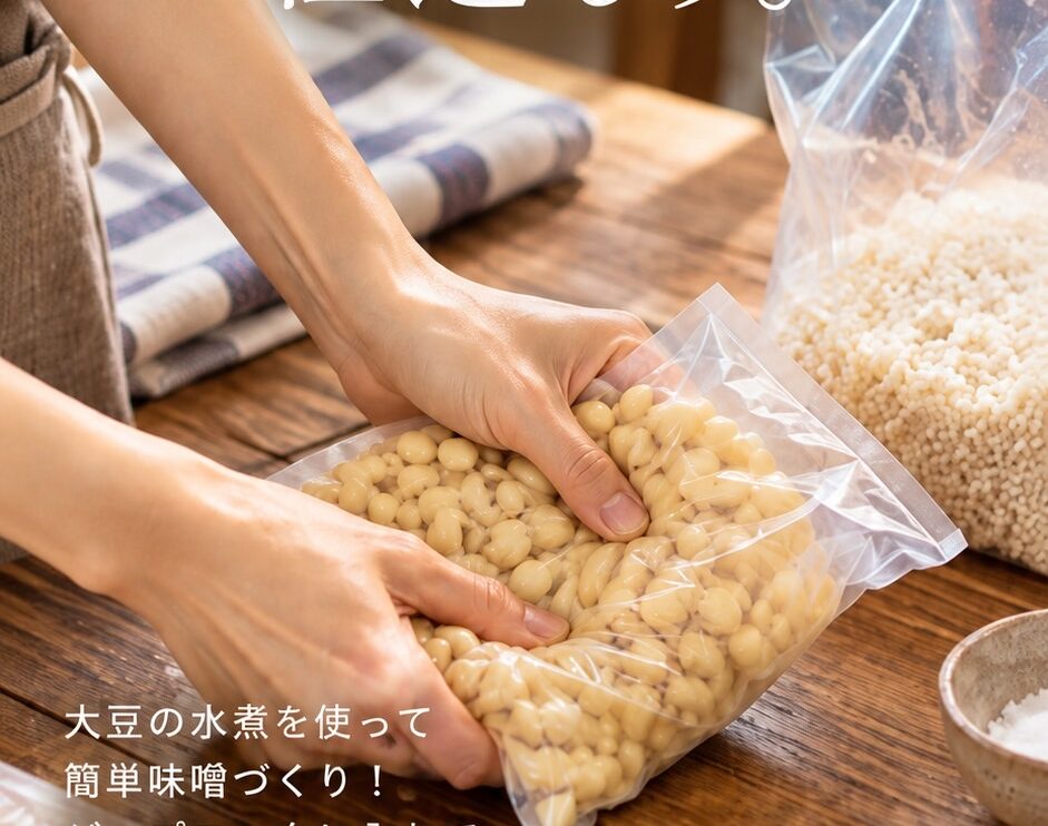 「10月15日開催｜簡単味噌づくりワークショップ」